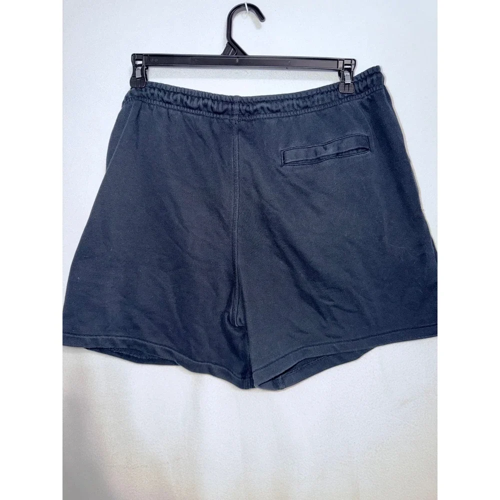 Nike Mens Club Fleece Shorts Black Embroidered Logo AR2375-010 L